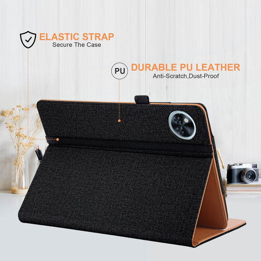 Vakarey for DOOGEE U11 Tablet Case, Multi Angle Support Case for DOOGEE U11 Pro 11 Inch, Black