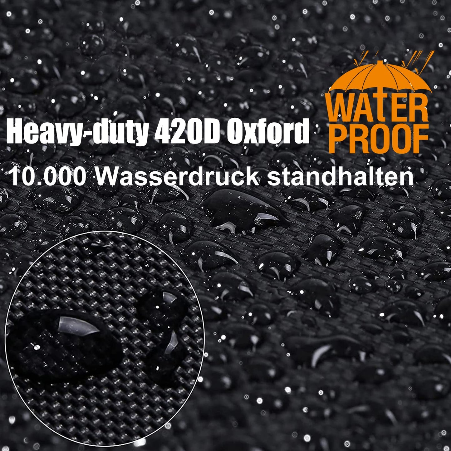 Protective cover for solar shower, 420D solar shower cover with UV coating, waterproof cover for solar shower in garden, outdoor shower cover (245 * 30 cm)