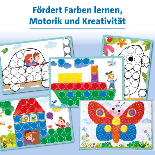 Ravensburger Children's Games 20832 - Colorino - Children's Game for Learning Colors, Mosaic Stacking Game, Toy for Ages 2 and up