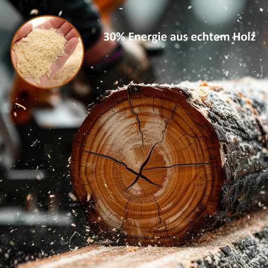 LVVJ3D PLA Filament 1.75mm, Natural Matte Wood Texture 3D Printer Filament, Yellow Teak Wood Filament Precision +/- 0.03mm, 1kg/Spool