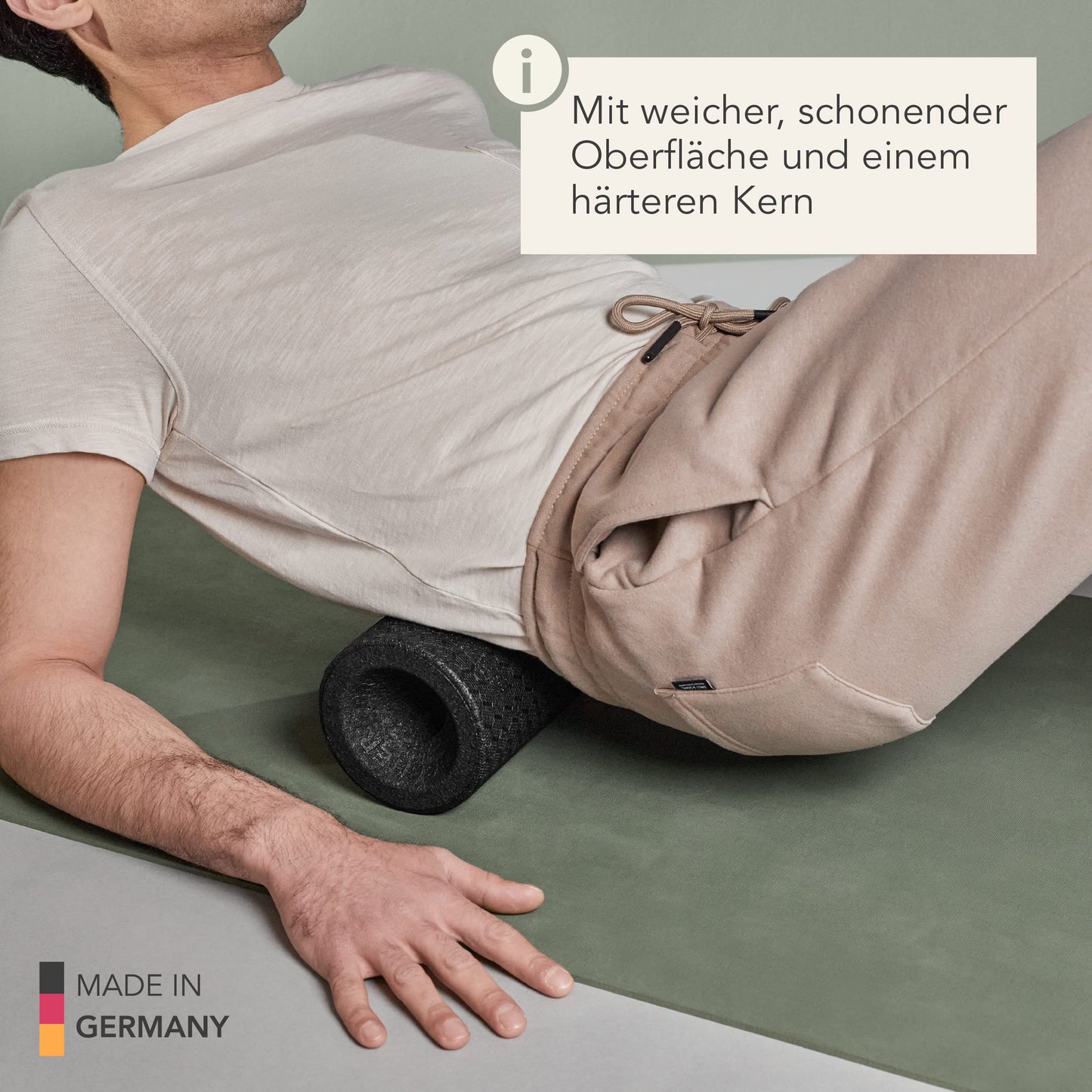 Liebscher & Bracht Original Fascia Set: Fascia roll and fascia ball (2 each) Made in Germany, Includes exercise app.