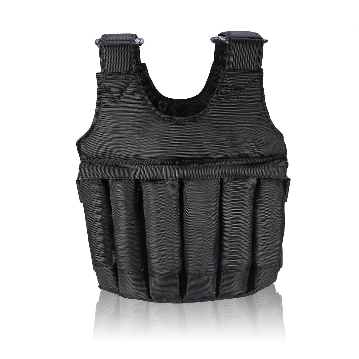 Adjustable weight vest for comfortable strength training. Suitable for men and women for jogging or running with a weight capacity of up to 50KG. Training fitness sports jacket.