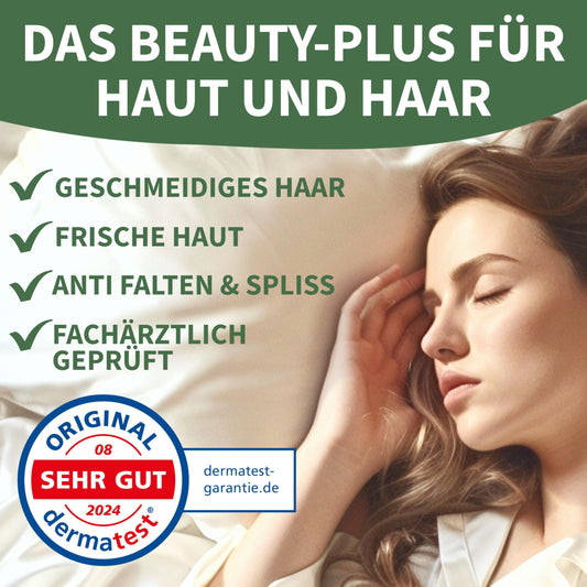 Welldora silk pillowcase 40x80 | 100% silk with 22 momme weight, great for skin and hair | Highest grade 6A | Certified in Switzerland | Oeko-Tex* silk pillowcase in graphite black