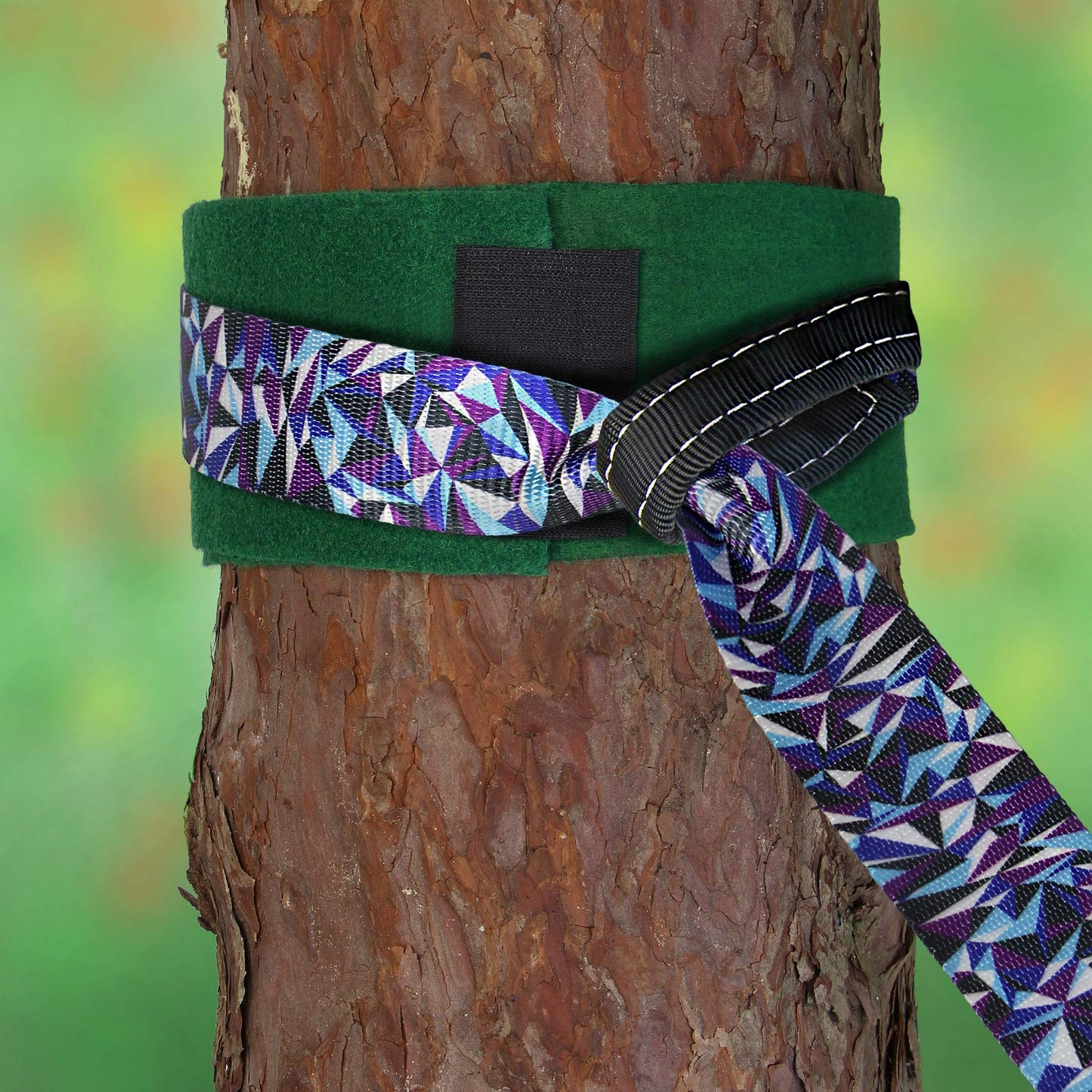 ALPIDEX Slackline Set 15 m + tree protection and ratchet protector, suitable for children, beginners, and advanced users. 7 years warranty on materials*