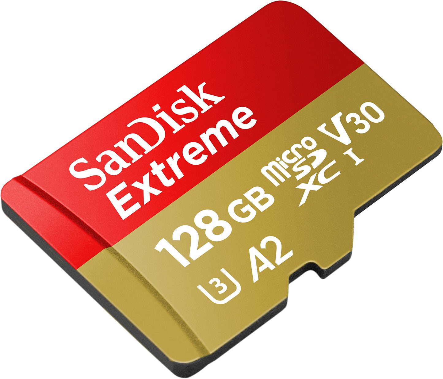 SanDisk Extreme microSDXC UHS-I Memory Card 128GB for action cams and drones + Adapter + RescuePRO Deluxe (up to 190MB/s, A2, Class 10, U3, V30)