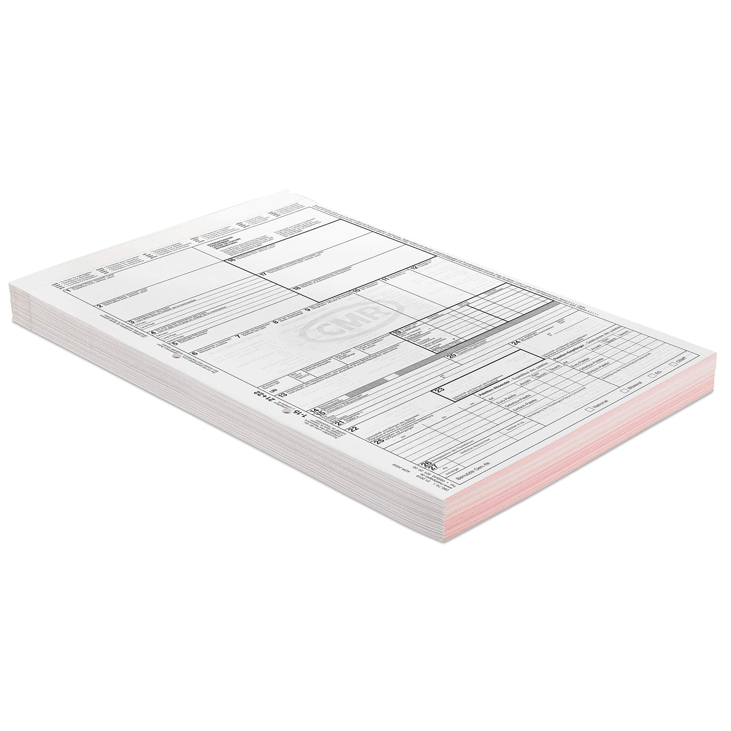 International CMR consignment note self-copying 200 pieces single sheet 280701.