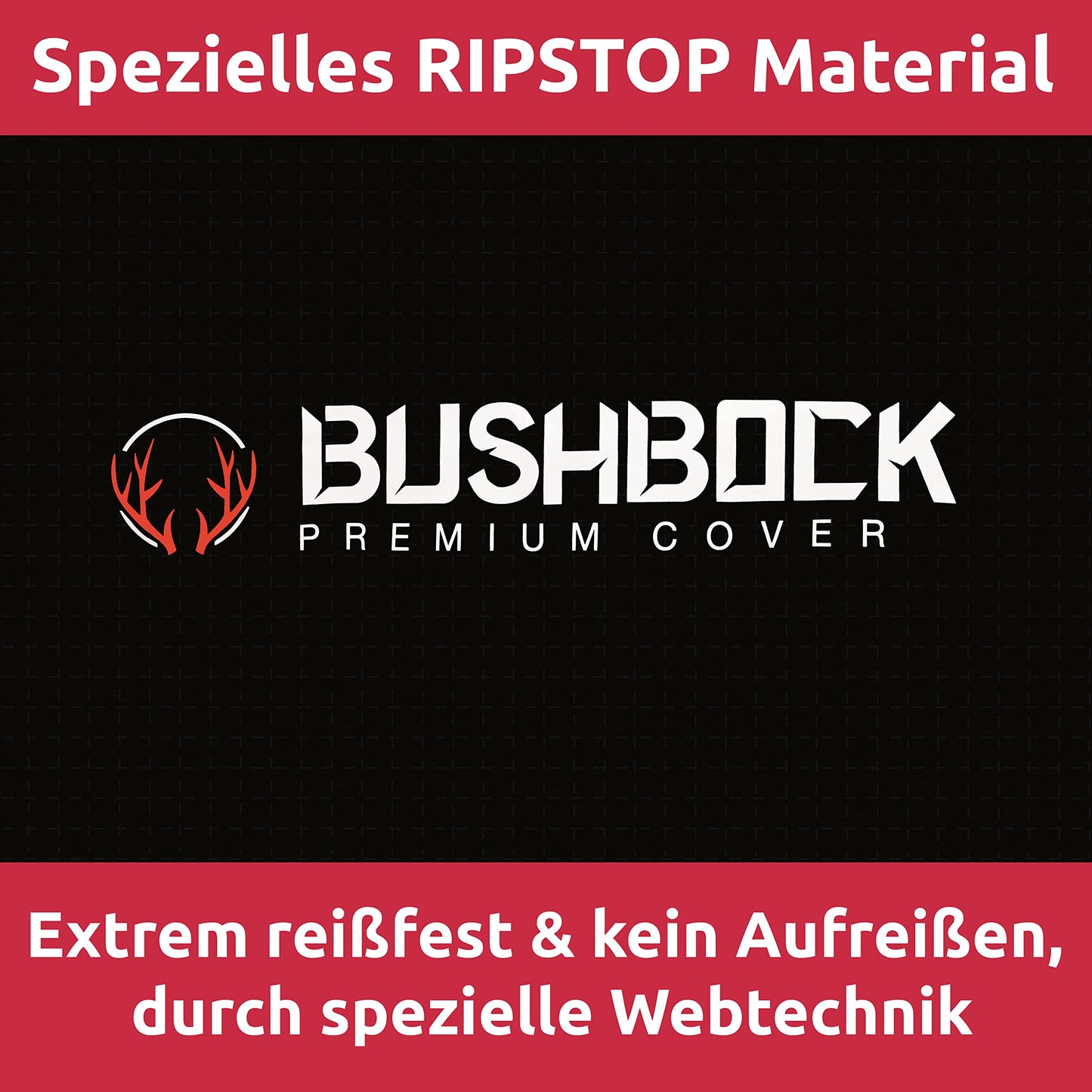BUSHBOCK® Premium scooter cover with ripstop structure - No more tearing! - Outdoor/Indoor - Waterproof cover - Motorcycle cover (M)