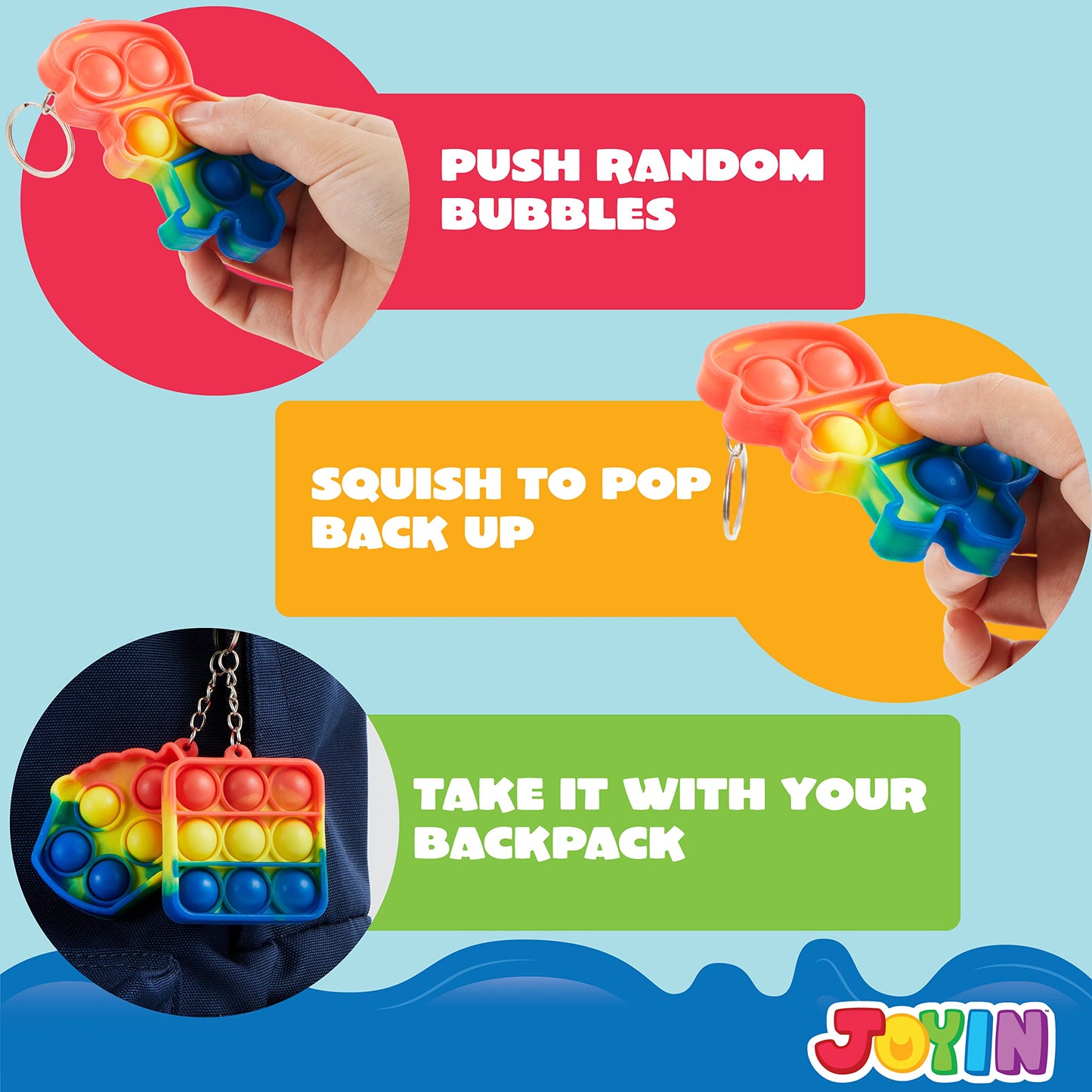 JOYIN 60 Pieces Kids Birthday Party Favor Set, Popular Fidget, Party Toys, Goodie Bags Fillers for Kids Birthday Party Favors, Giveaways, Classroom Prizes.