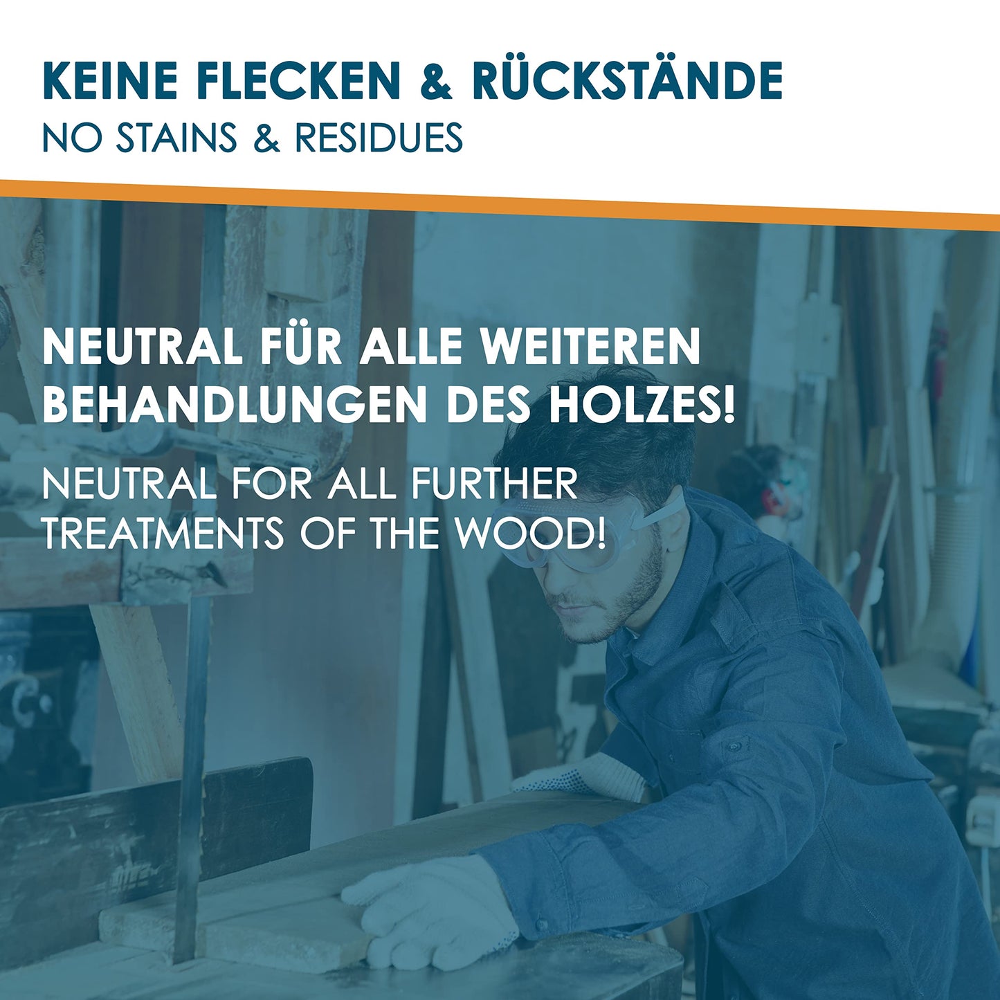 INOX® - High-yield wood lubricant 4 x 5L | Wood lubricant for planer, milling machine & table saw | Lubricant for woodworking | silicone-free wood lubricant
