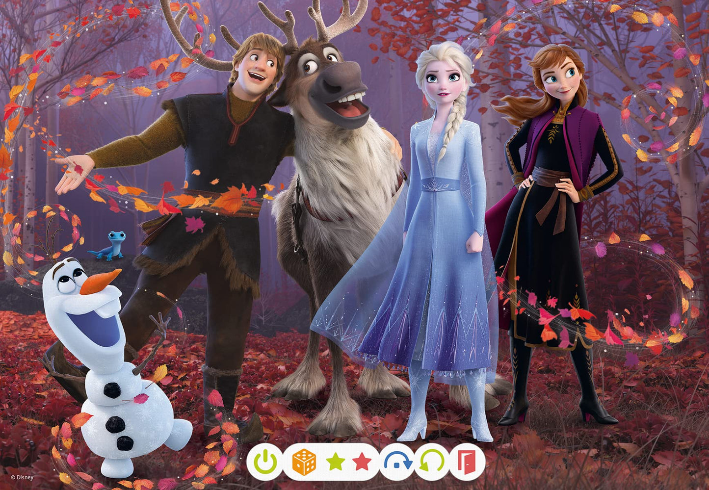 Ravensburger tiptoi Game 00116 - Disney Frozen - For ages 4 & tiptoi Game 00134 - Puzzle for little explorers: Disney Frozen - 2x24 pieces kids puzzle for ages 4.
