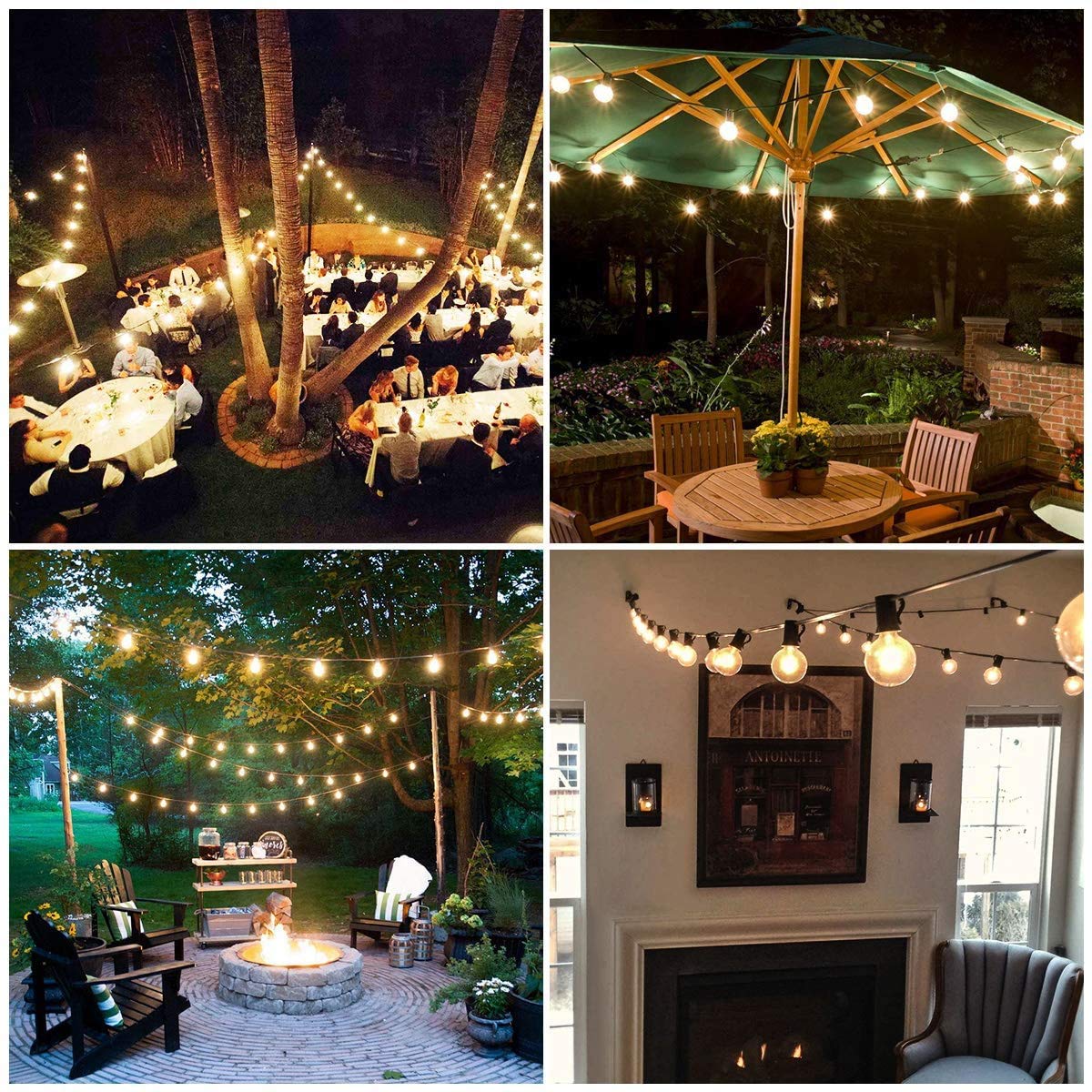 Father Outdoor String Lights G40 50FT 46