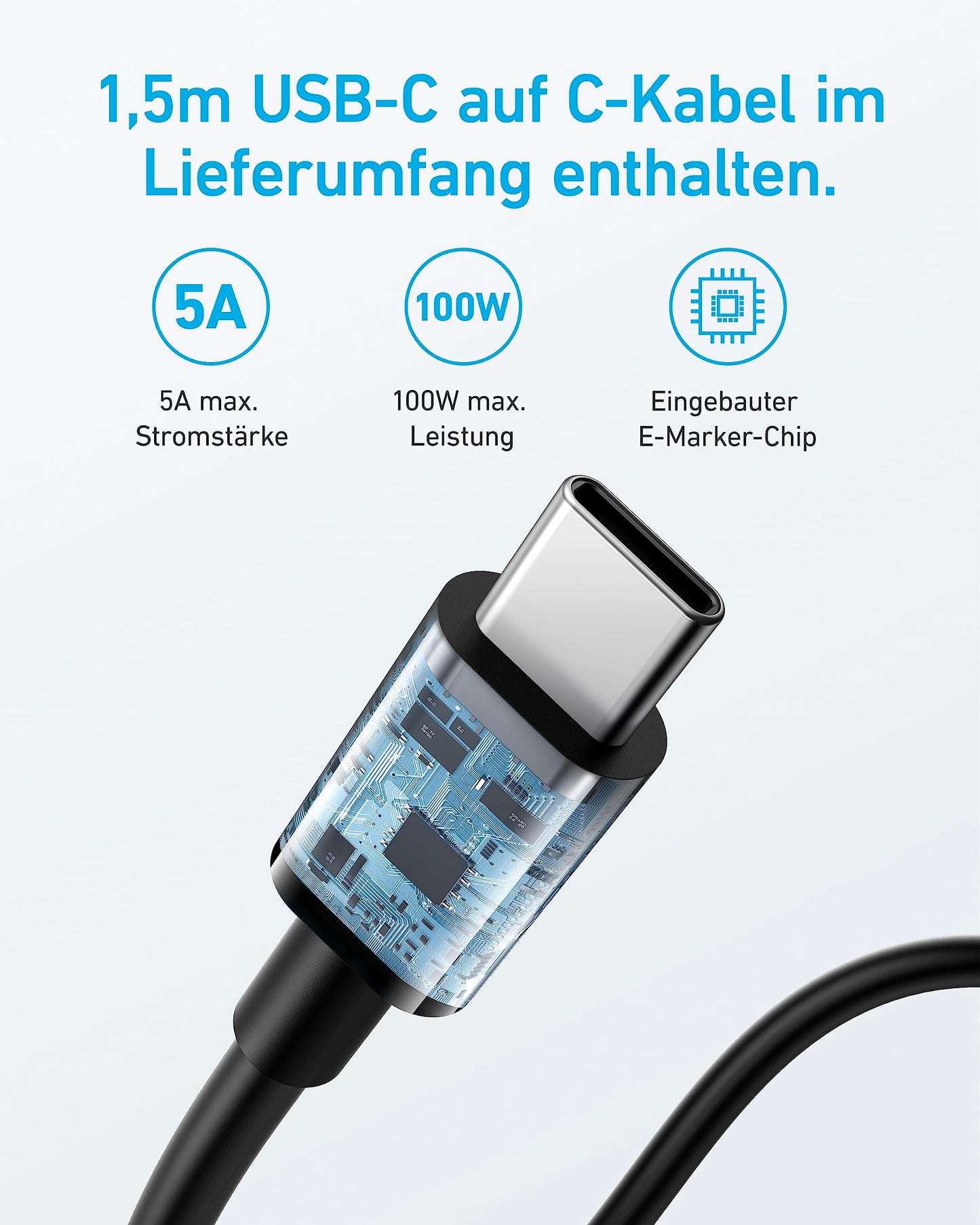 Anker USB C Charger 67W, Anker 335 High-Speed Power Adapter with PIQ 3.0, 3-Port Fast Charger, iPad charger, PD Charger for iPhone 17/16/15 Series, MacBook Pro, iPad, Galaxy, Pixel, and more.