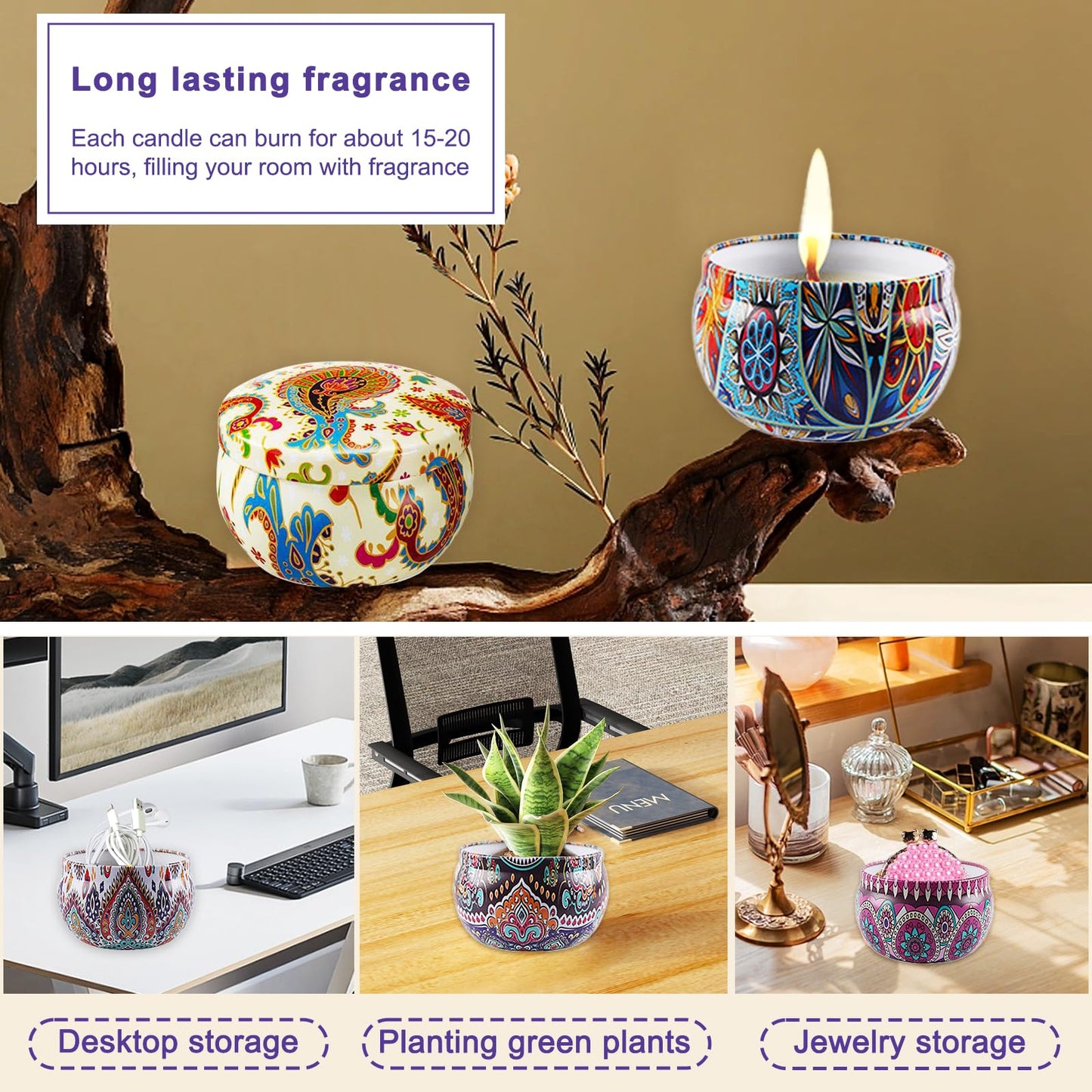 IGUGI Candle Making Kit, DIY Candle Making Set includes candle pouring set, wick stickers, and stirring spoon. Perfect for adult beginners looking to create their own candles.