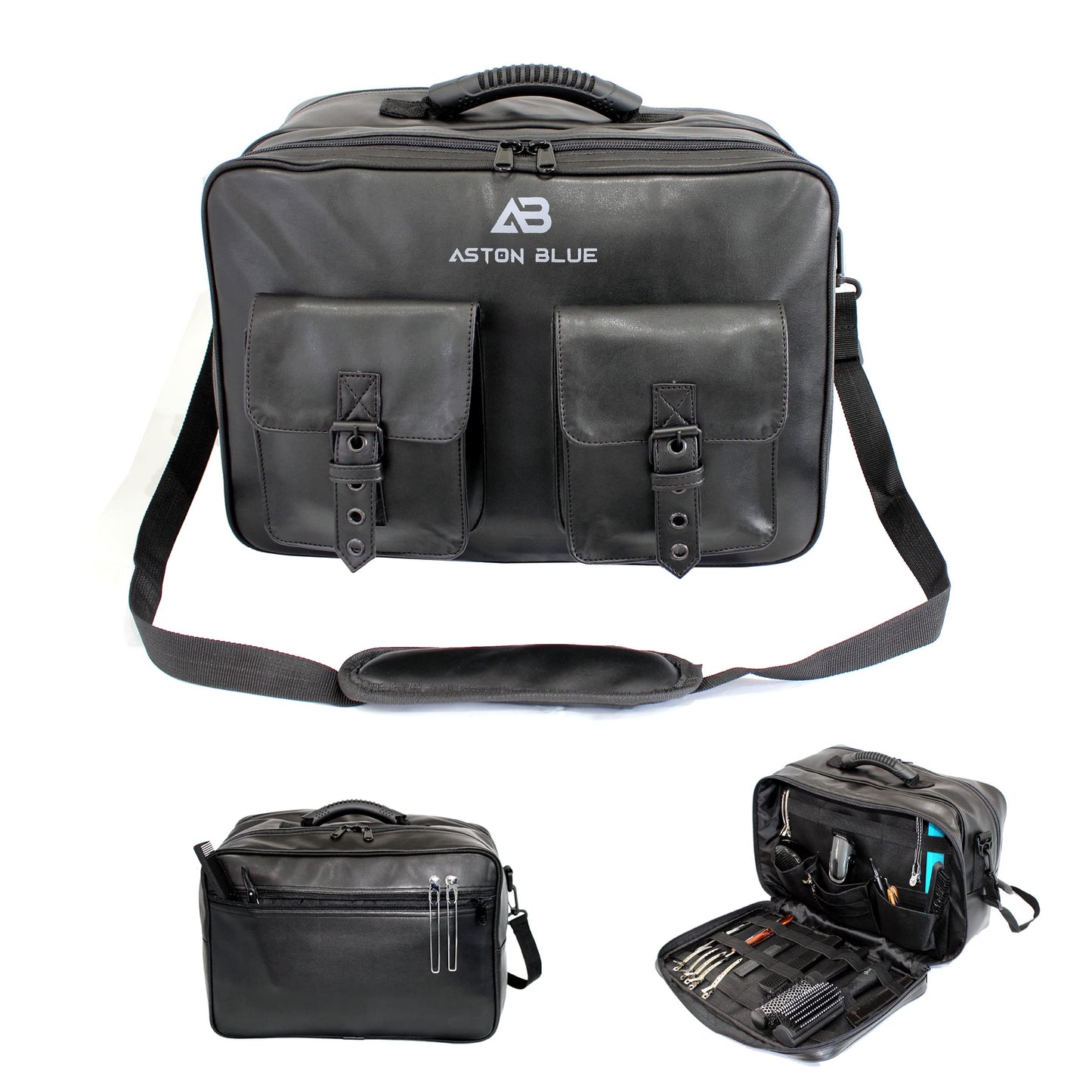 Kassaki Large Hairdresser Bag for hairdressing accessories, tool bag, salon, travel bag