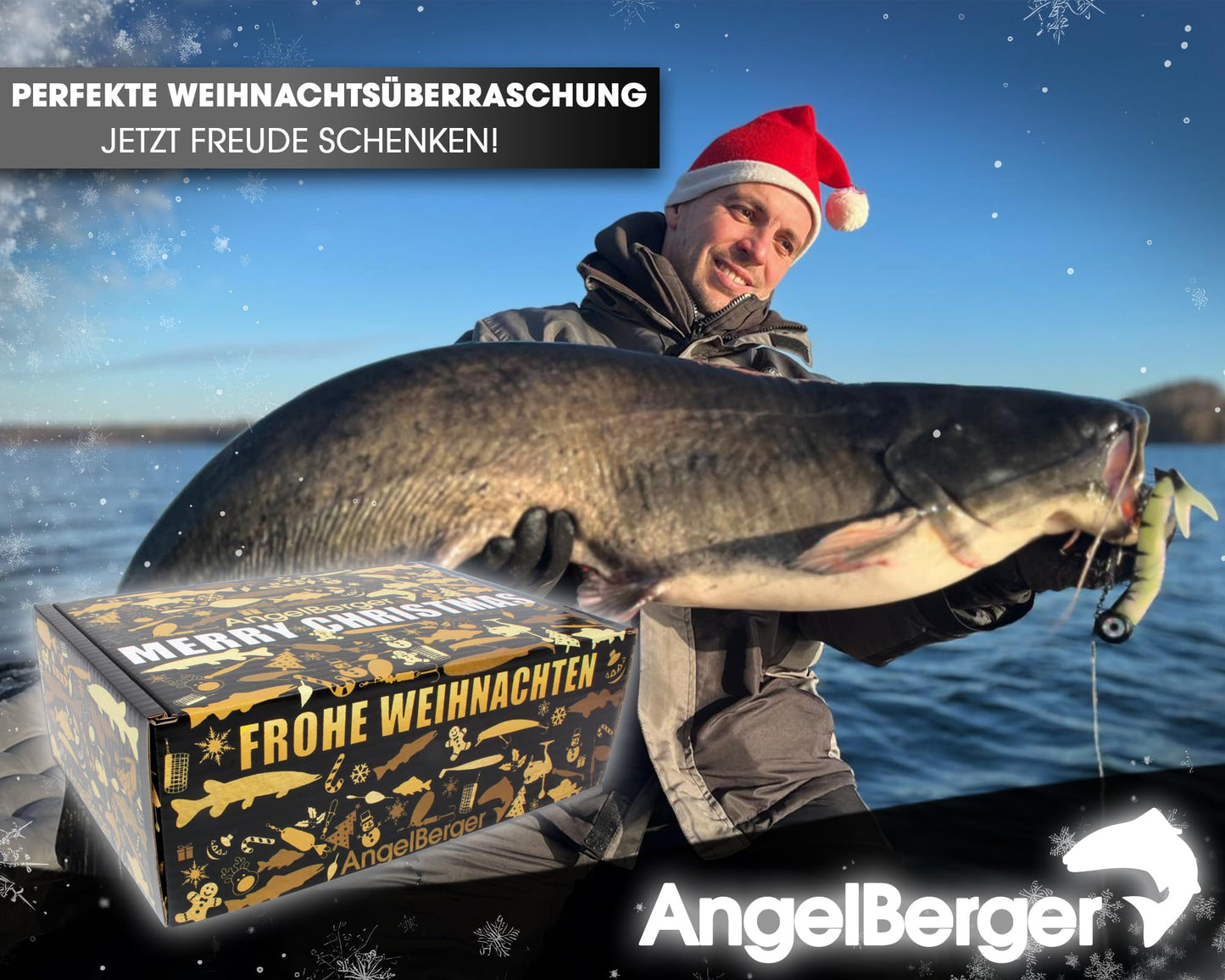 Angel Berger Angel Christmas Box. Fisherman Gift Christmas Petri Box Advent Gift (Christmas Box 1).