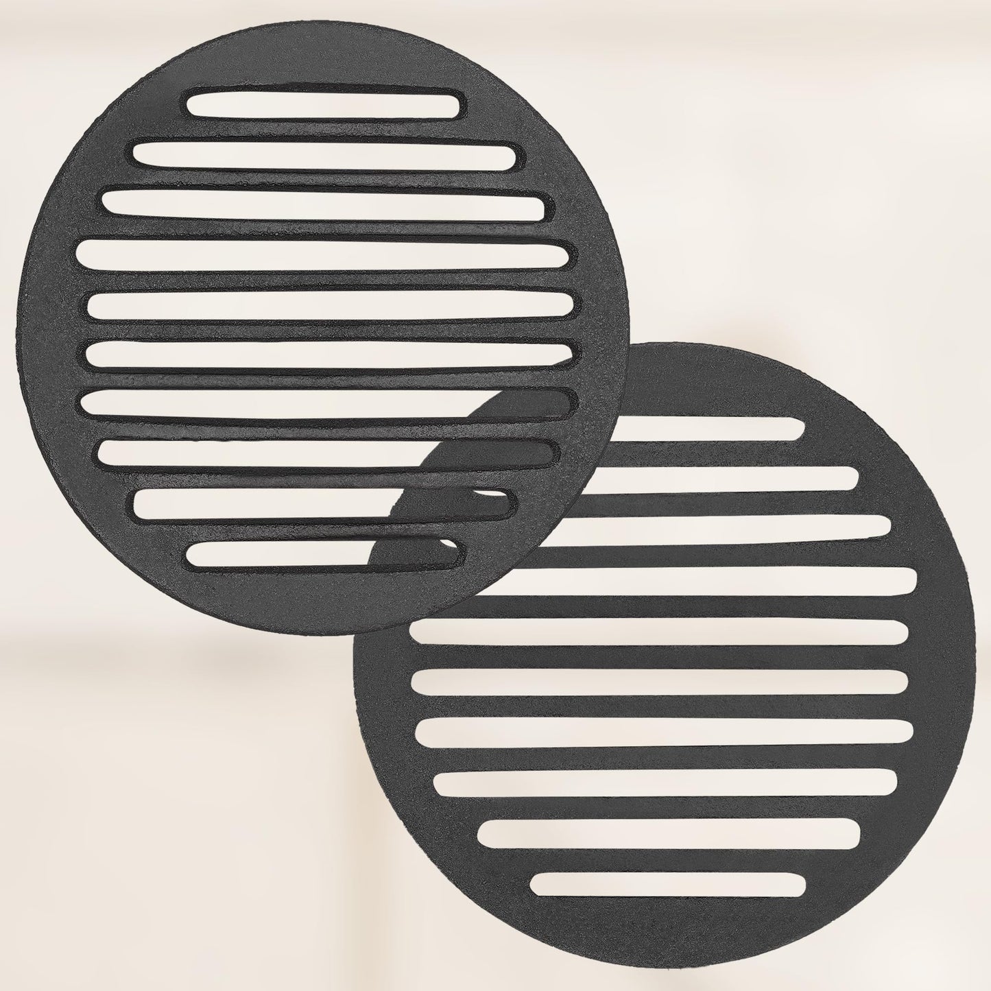 KOTARBAU Fireplace Grate Ø 19 cm Round Grate Ash Grate Stove Fire Grate Grill Grate Replacement Parts Accessories Cast Iron Grate Oven Grate Grill Fireplace Round