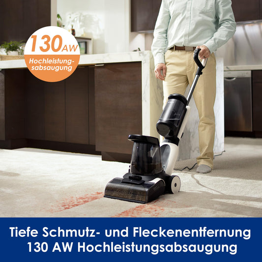 Tineco CARPET ONE PRO Smart Carpet Cleaner and Upholstery Tool, LCD display, lightweight, portable, fast drying, app connectivity.