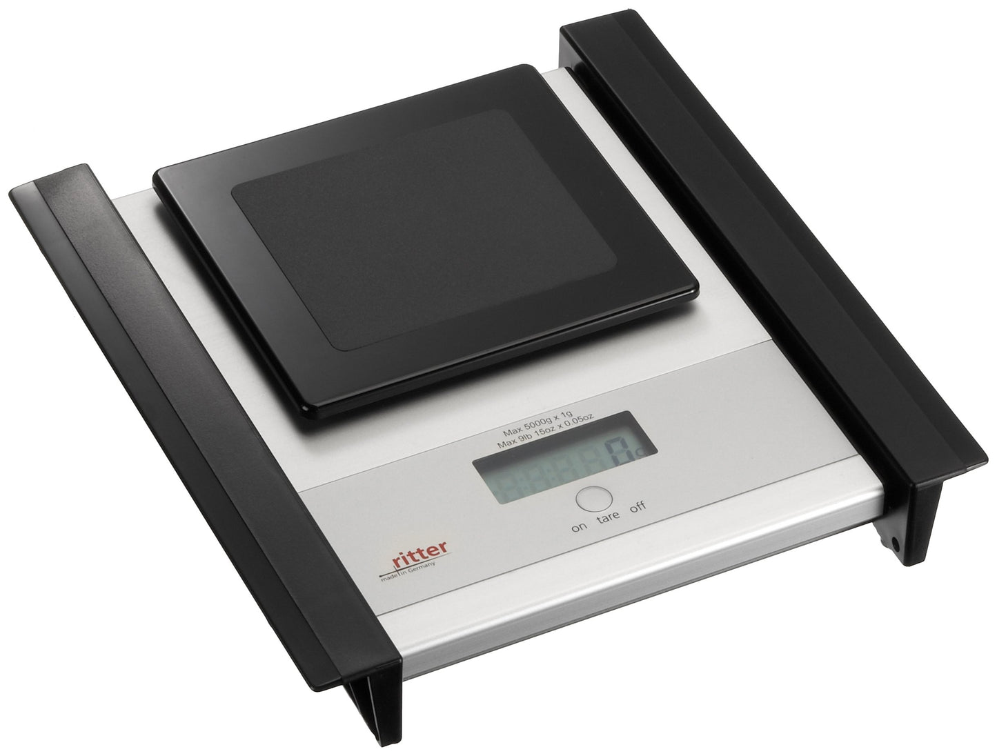 Knight built-in scale for drawers 30-40 cm - Non-slip & Extendable, Overload indicator, Capacity up to 5000g, Tare function, Precise kitchen scale for reliable measurements.