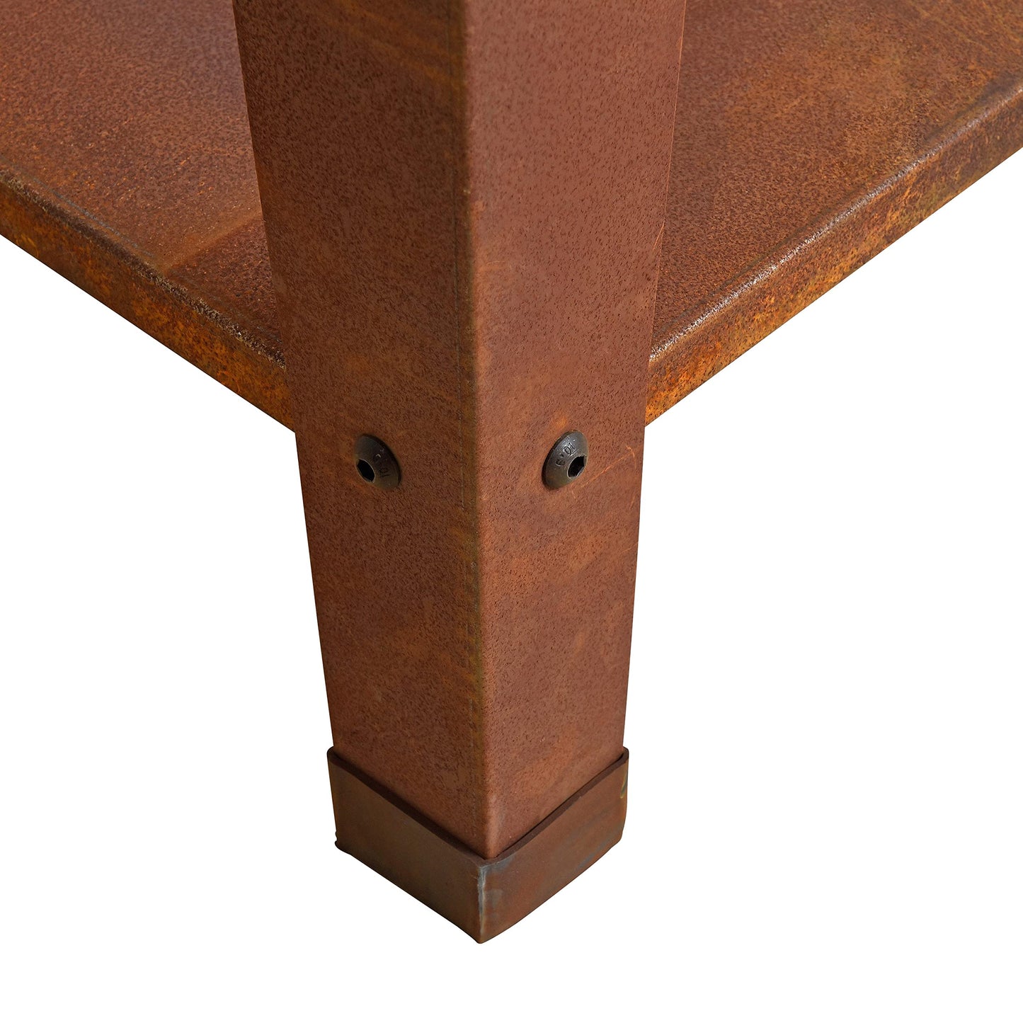 ESTEXO raised bed planter with shelf flower box rusted metal vegetable bed flower bed