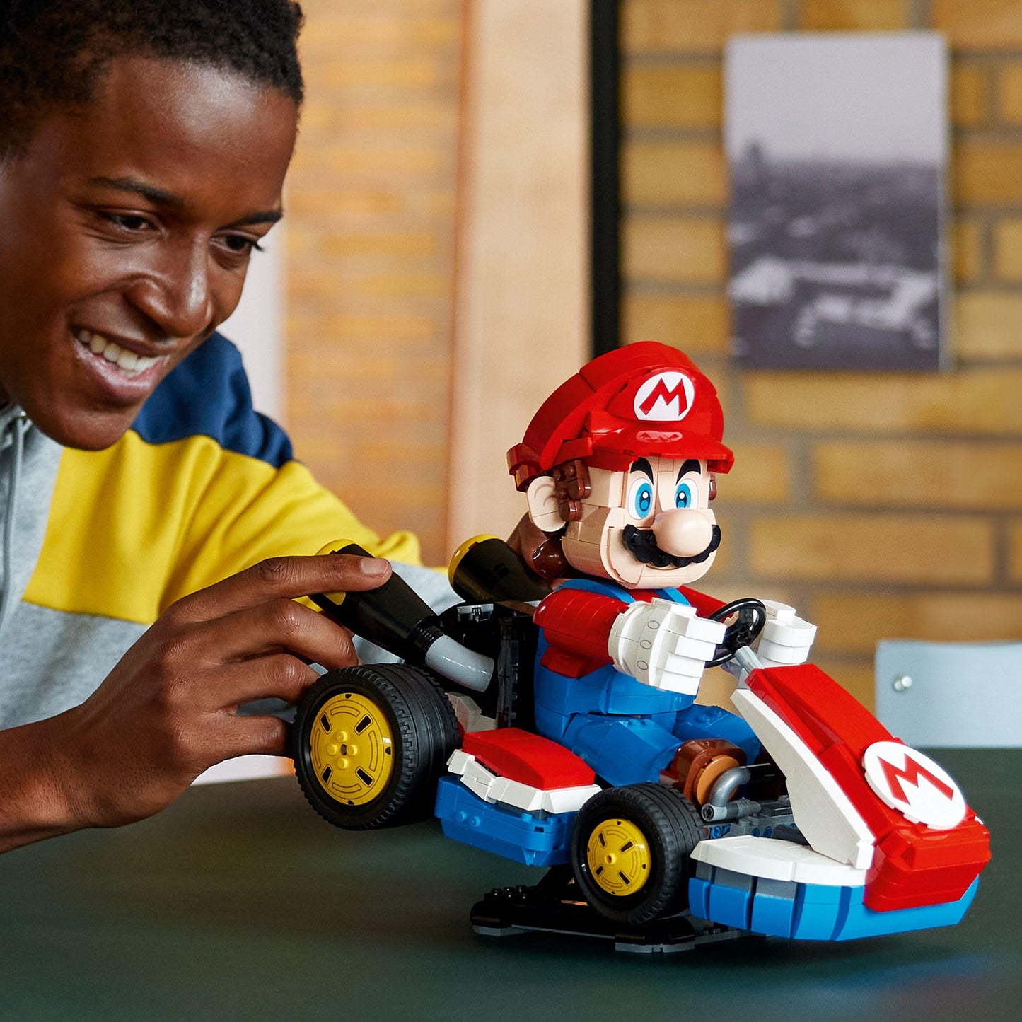 LEGO Super Mario: Mario Kart: Mario & Standard Kart - Nintendo figurine and buildable car for gaming fans - Collectible for adult gamers and video game fans 72037