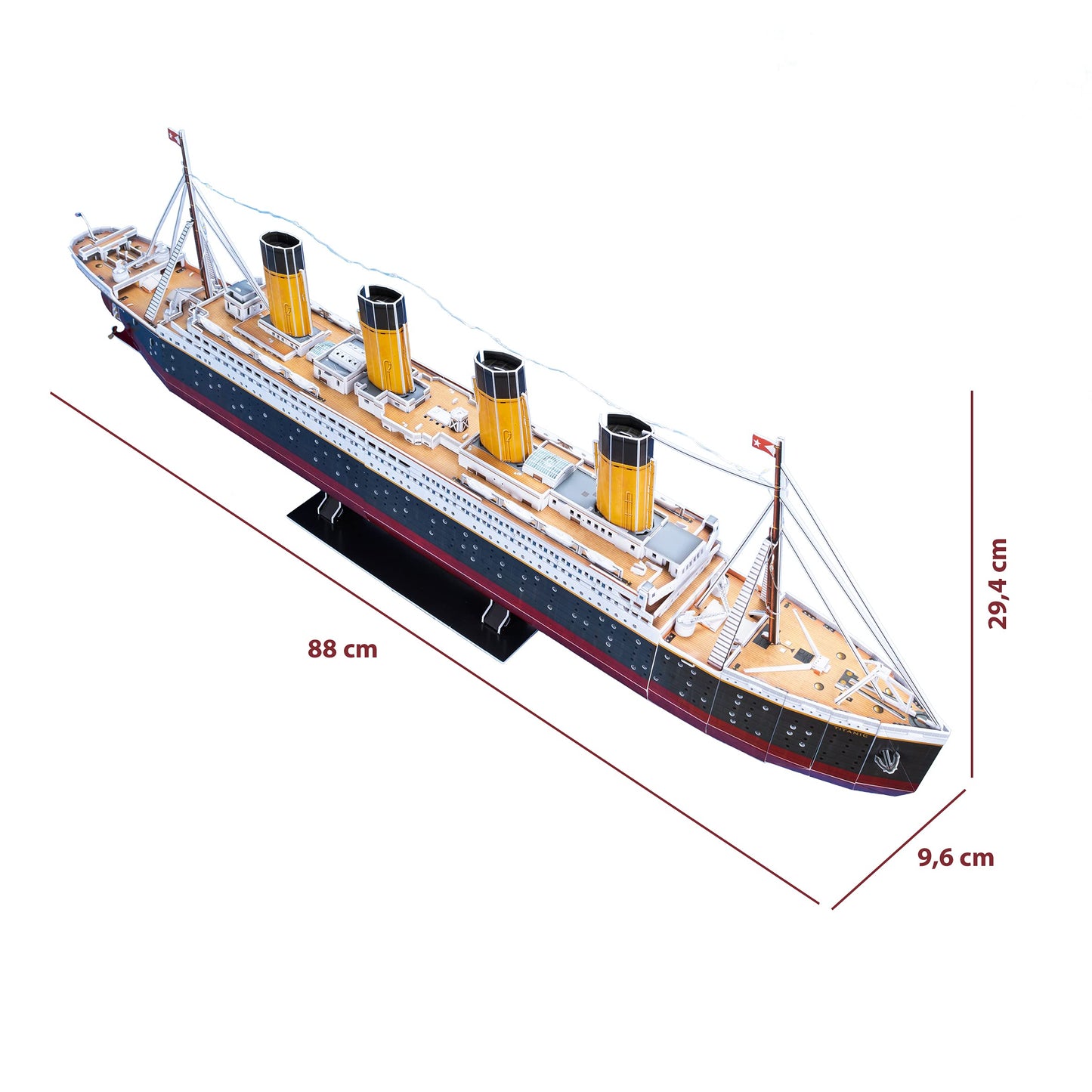 3D Puzzle Kids - Titanic Model | 3D Puzzle Adults | Titanic Toy | Gift for Kids Ages 8+ | 266 Pieces | DIY