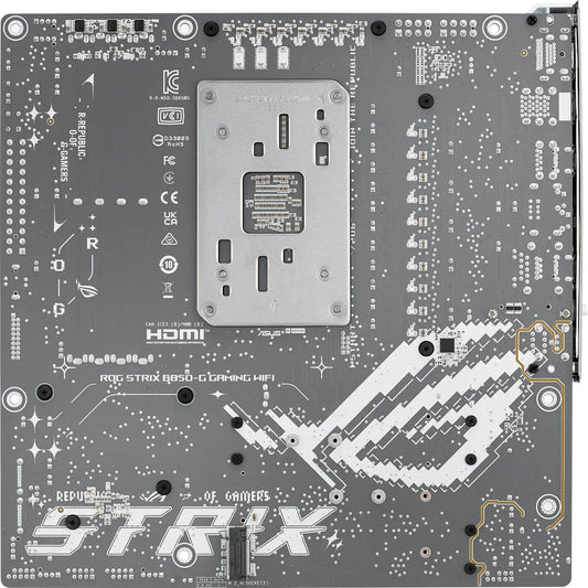 ASUS ROG Strix B850-G Gaming WiFi motherboard for AMD AM5 socket (mATX, DDR5 memory, 4X M.2, PCIe 5.0, WiFi 7, Aura Sync)