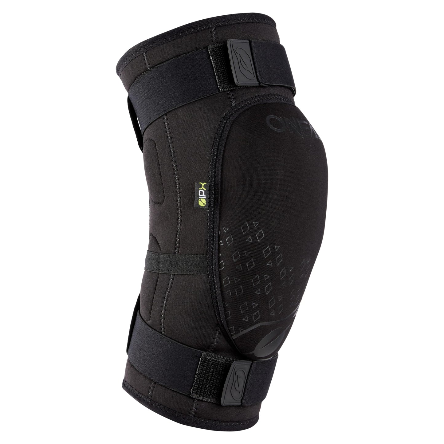 O'NEAL | Knee Protector | BMX Mountainbike Downhill | IPX® impact protection made of Polyurethane, Lightweight construction, Abrasion resistant material | Dirt Knee Guard V.23 | Adult | Black | Size M