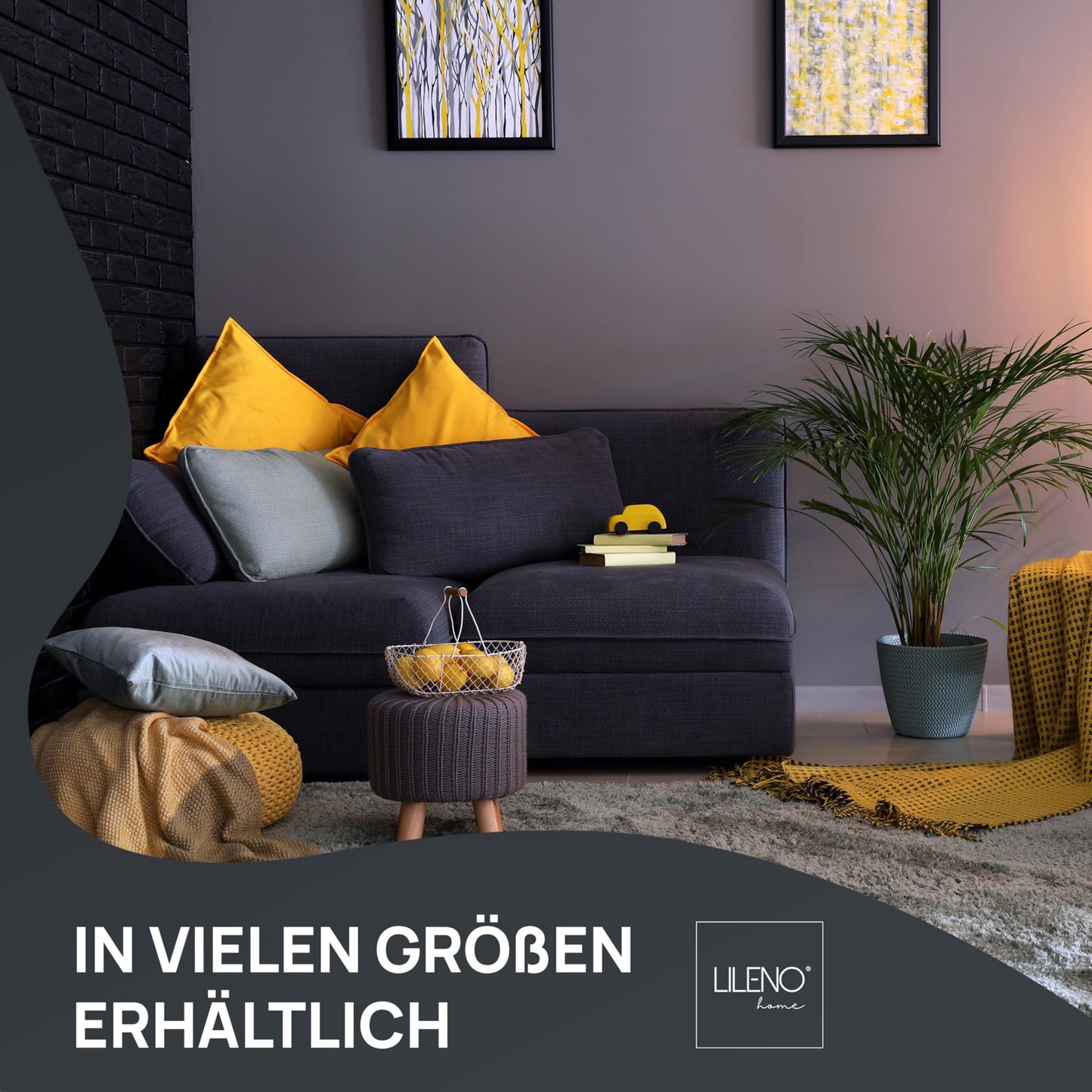 LILENO HOME 4 pack pillow filling 70x90 cm - 40°C washable inner cushion suitable for allergy sufferers - Polyester pillow insert for couch pillows, sofa pillows, throw pillows, and bed pillows.