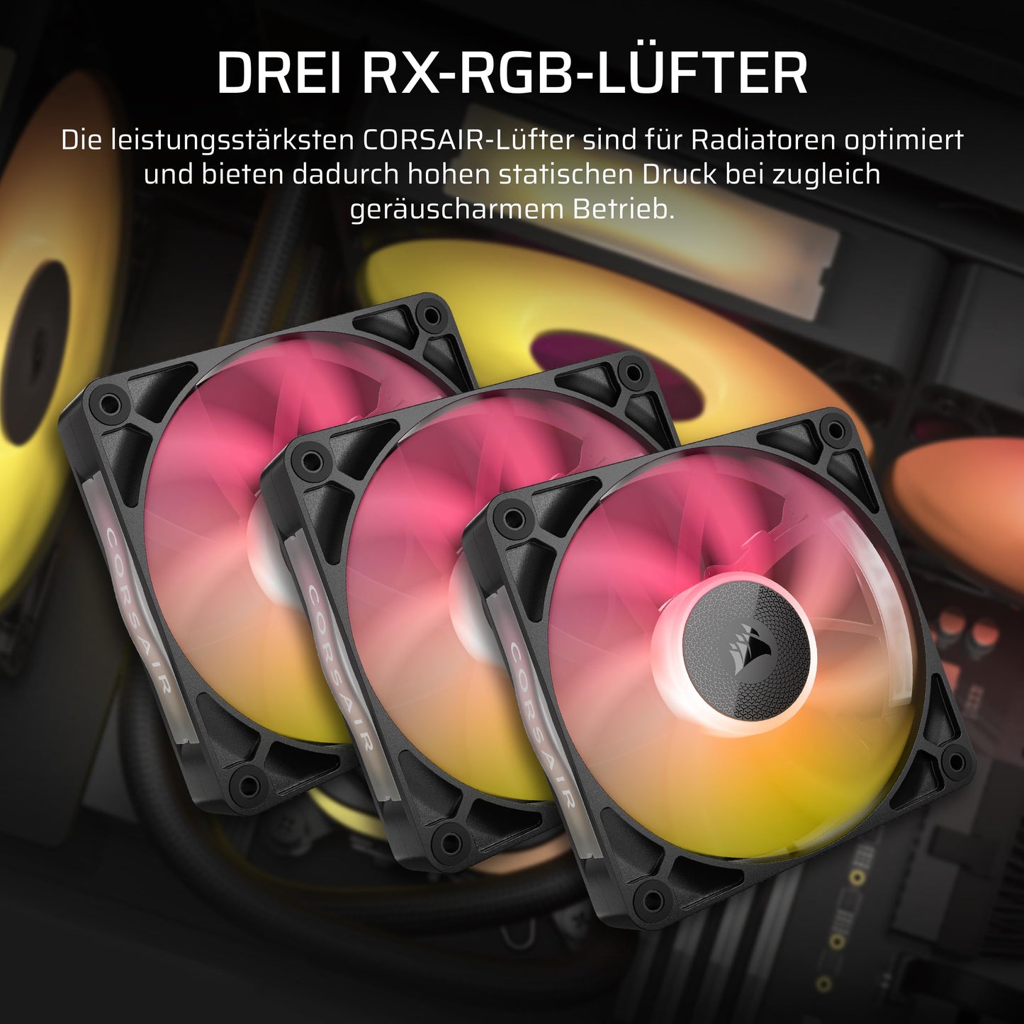 CORSAIR iCUE LINK TITAN 360 RX RGB Liquid CPU Cooler - 360mm AIO - 3x RX120 RGB Fans Included - Compatible with Intel LGA 1851/1700, AMD AM5/AM4 - Includes iCUE LINK System Hub - Black