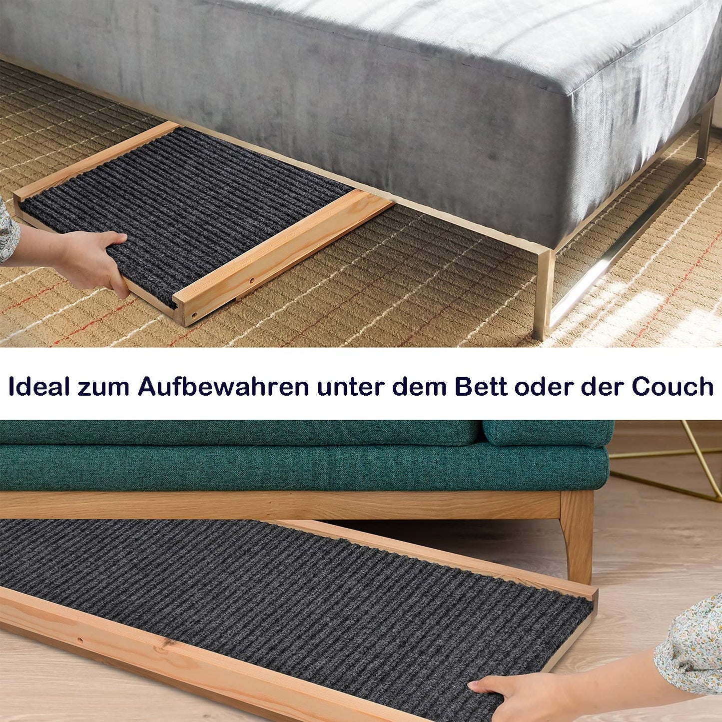 100cm long wooden dog stairs dog ramp for car adjustable height dog ramp for large dog pet ramp, anti-slip