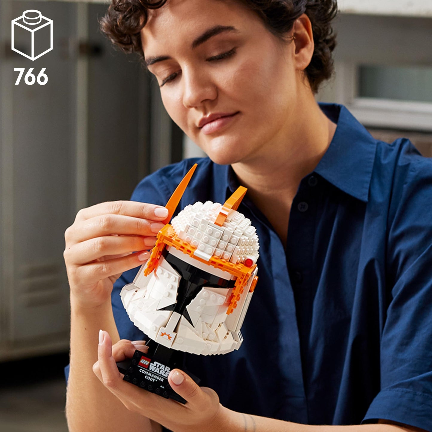 LEGO Star Wars Helmet Bundle: Captain Rex Helmet Set (75349) and Clone Commander Cody Helmet (75350), collector's items for adults, The Clone Wars memorabilia, collector's gift idea for him or her.