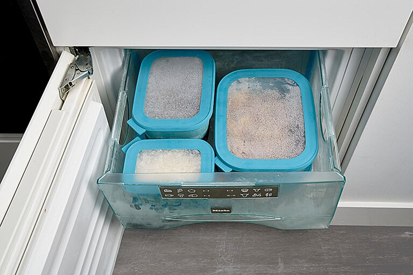 Mepal - Multibowl Cirqula Rectangular 3-piece Set - Storage containers with lids - Suitable for storage, fridge, freezer & microwave - 750, 1500 & 3000 ml - Nordic Lilac