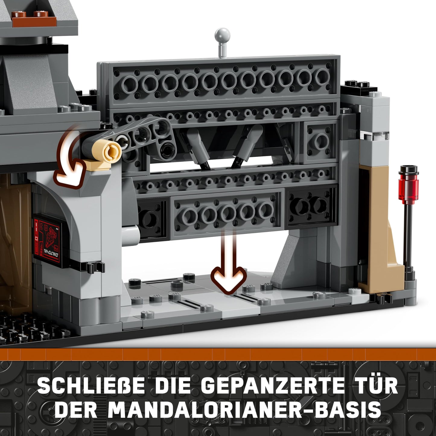 LEGO Star Wars: The Mandalorian Duel between Paz Vizsla and Moff Gideon, building toy for kids, gift idea for creative boys and girls aged 7+, Mandalorian toy 75386