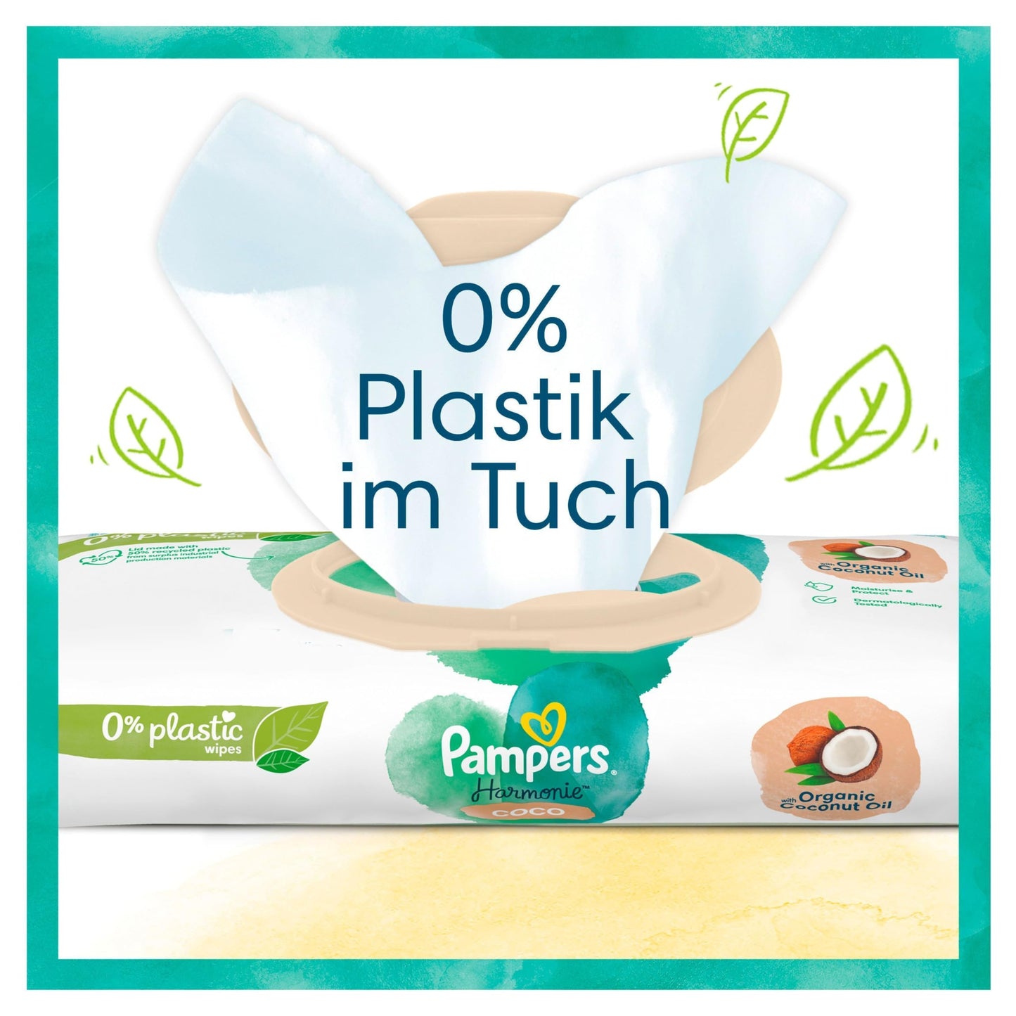 (New) Pampers Sensitive Wipes Coconut ECom 18x