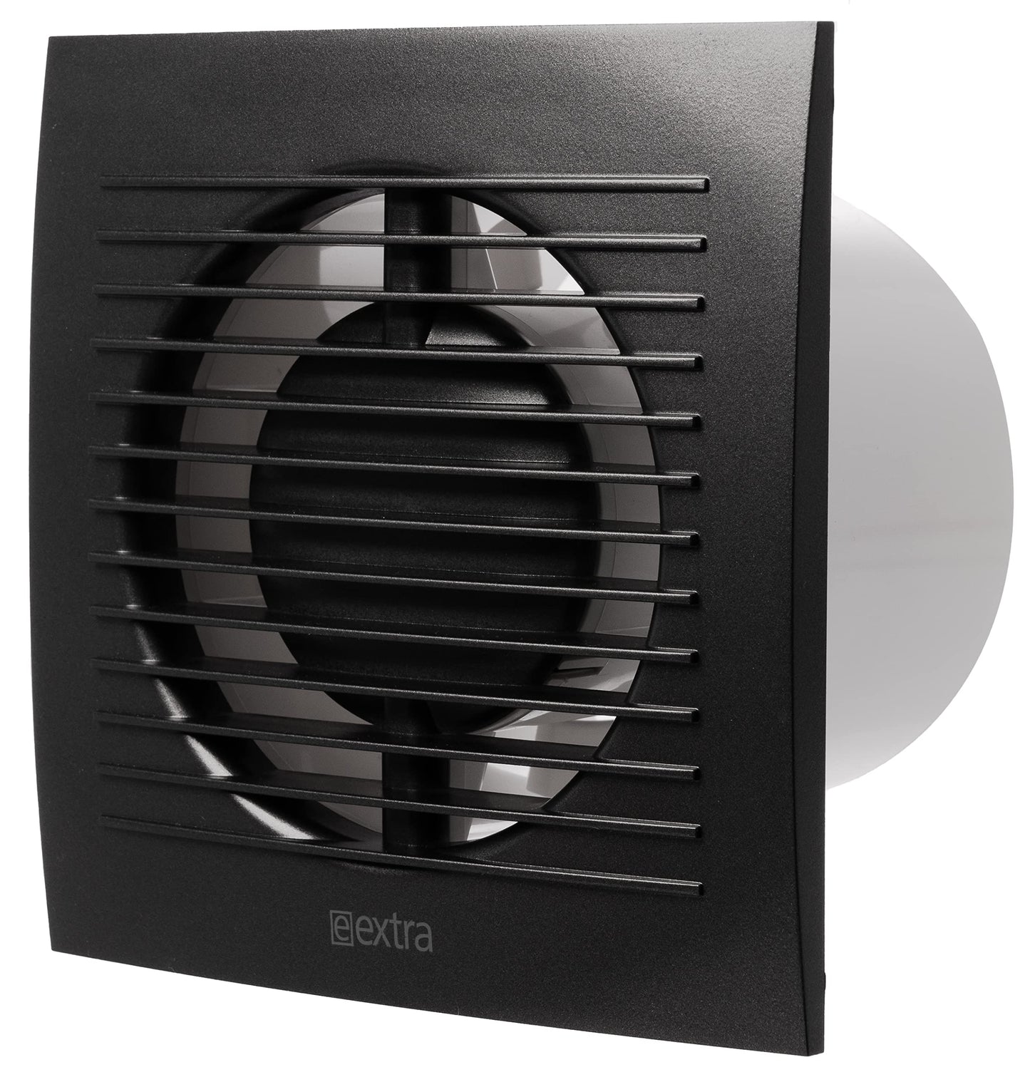 Steinberg14 bathroom fan Ø 100mm with overrun timer - anthracite ventilator - 2 years product guarantee.
