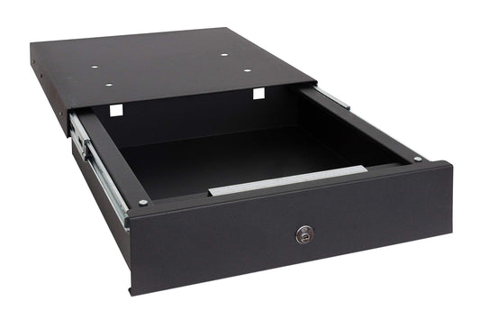 ARREGUI Box-in 22000-S1 Safe for Concealment in Kitchen Plinth, 9.8x41x45 cm, 12L, Black, 9.8 x 41 x 45 cm