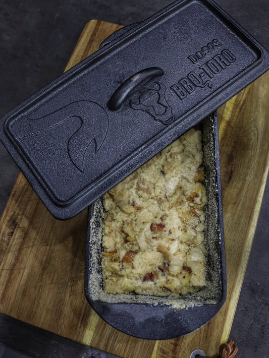 BBQ-Toro Dutch Oven Bread baking pot | Cast iron cooking pot | 3.0 liters | pre-seasoned - already burnt in | Roaster with lid | Baking pot (without wooden box)