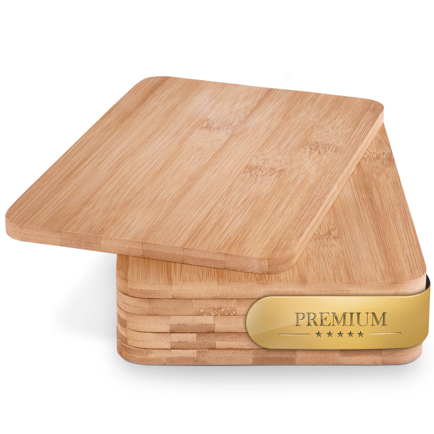 12 piece bamboo wood breakfast board set - 22x14x0.8cm wooden board set board breakfast board wood board