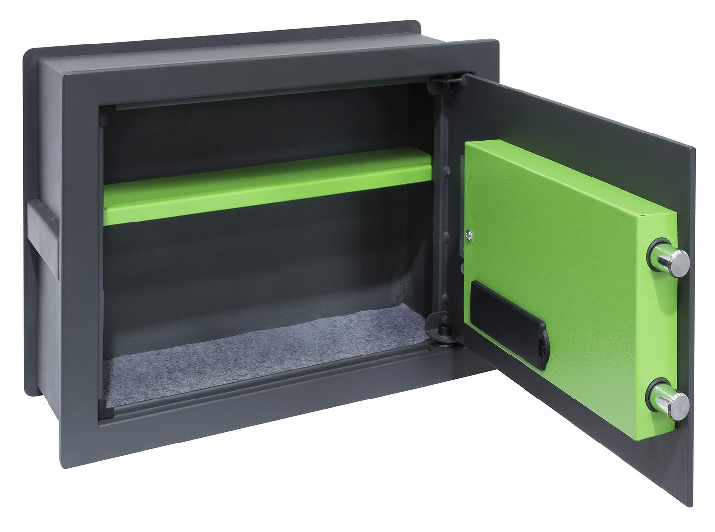 ARREGUI Supra 241150 Wall Safe with Combination Lock | Wall Mount Safe with Electronic Lock | Double Bolt Locking System | Adjustable Depth | Easy Installation | Hidden Safe | 12.6 x 16.5 x 5.9/9.8in.