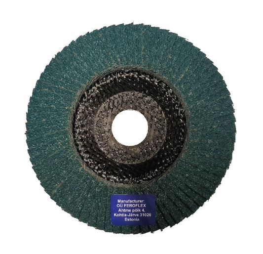 100 pieces of Feroflex® professional quality flap discs flap discs grinding discs grinding mop wheels 125 mm grit 40