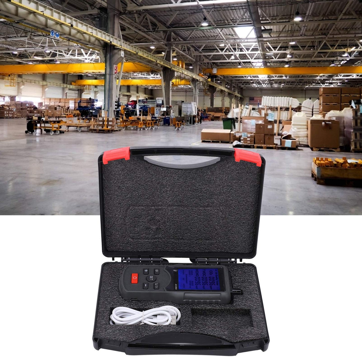 Air quality monitor CO2 detector TVOC temperature-humidity detector industrial testing equipment JD-3002 professional indoor and outdoor meter