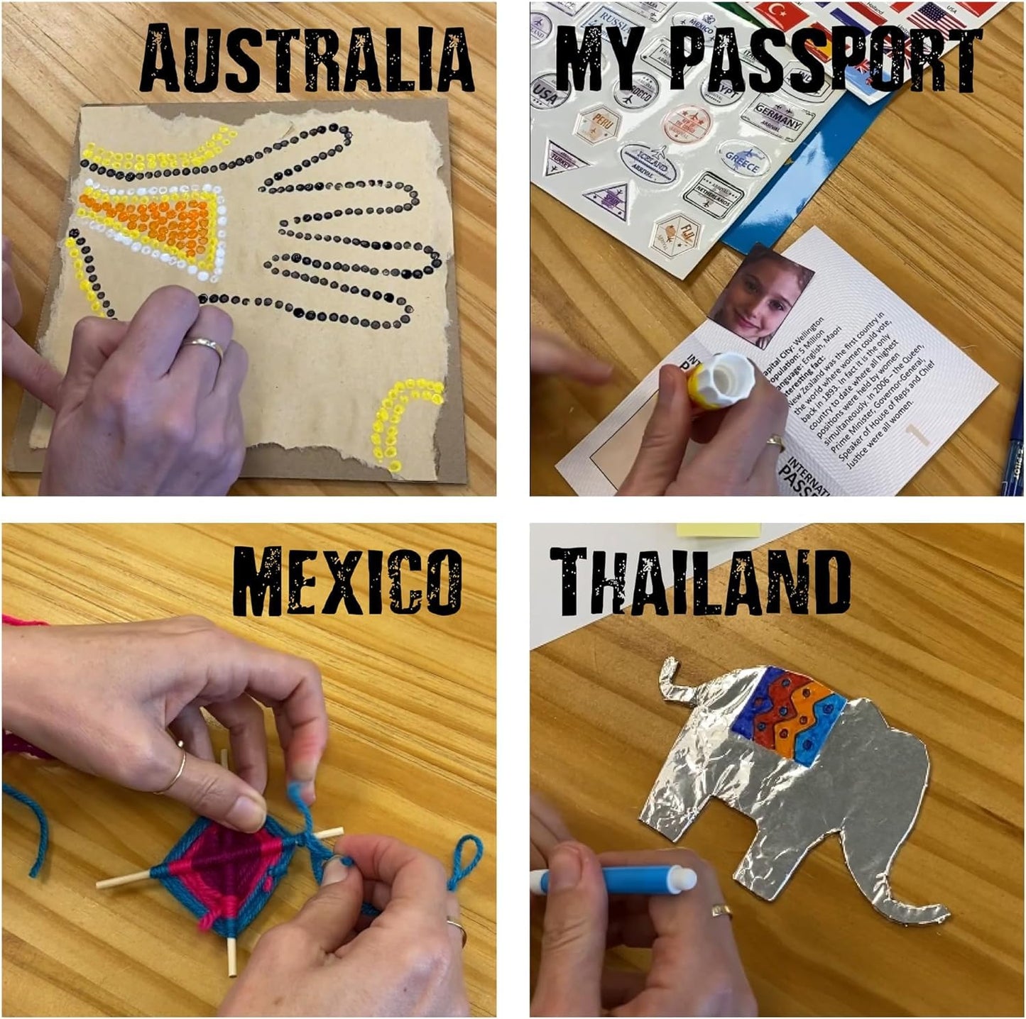 My World Advent Calendar 2025 for kids, visit 24 countries and be back in time for Christmas Day! Explore different cultures and create your own original DIY.