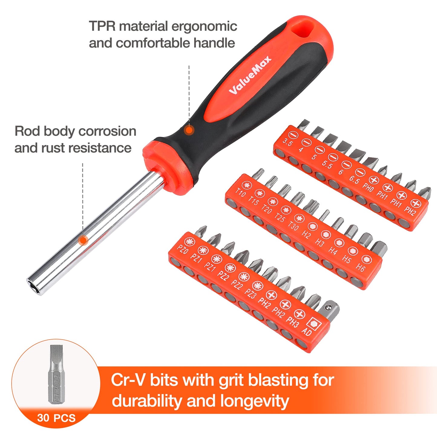 ValueMax 219-piece tool set, tool bag included, everyday tools, tool kit for household, DIY, handyman, and mechanics for home repairs or professional work.