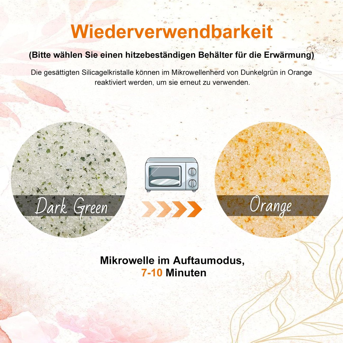 5.5 LBS Silica Gel Desiccant for Drying Flowers Silicate Dry Salt for Flowers DIY Silica Gel Reusable Drying Crystals with Color Change