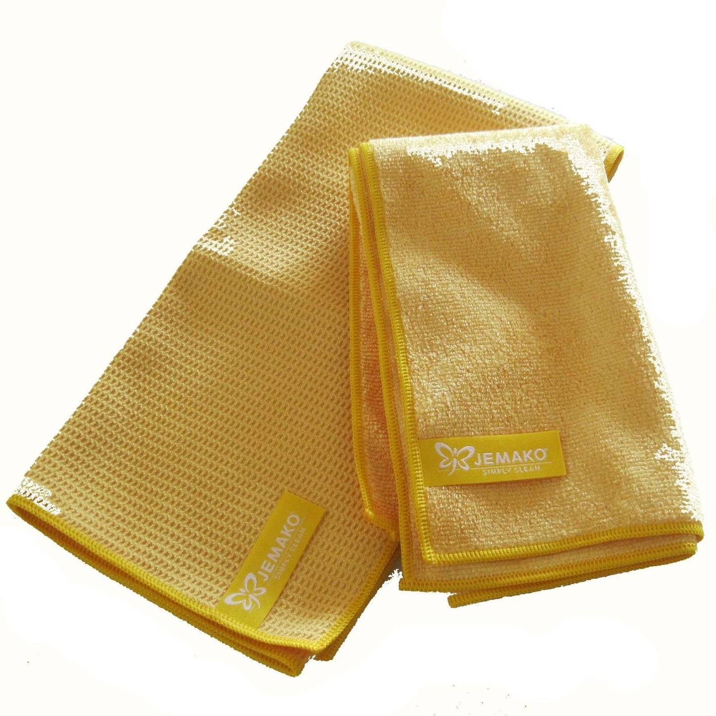 Jemako 2-piece Set YELLOW - Profit Cloth (40x45 cm) + Drying Cloth (45 x 60 cm)