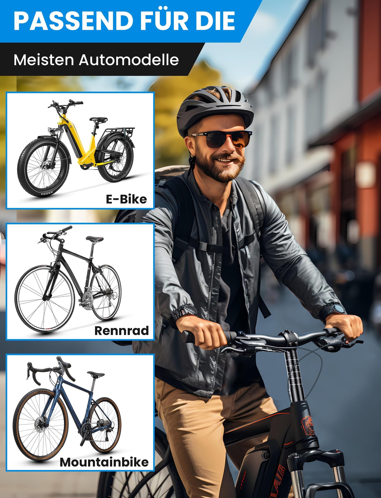 COICER Handlebar Riser Bike, Stem 28.6mm/21 × 2.86cm, Bicycle Handlebar Extension for Riding Health, Handlebar Extension Aluminum for MTB, Road Bike, City Bikes