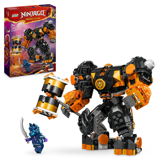LEGO NINJAGO Cole's Earth Mech & NINJAGO Jay Battle Mech.