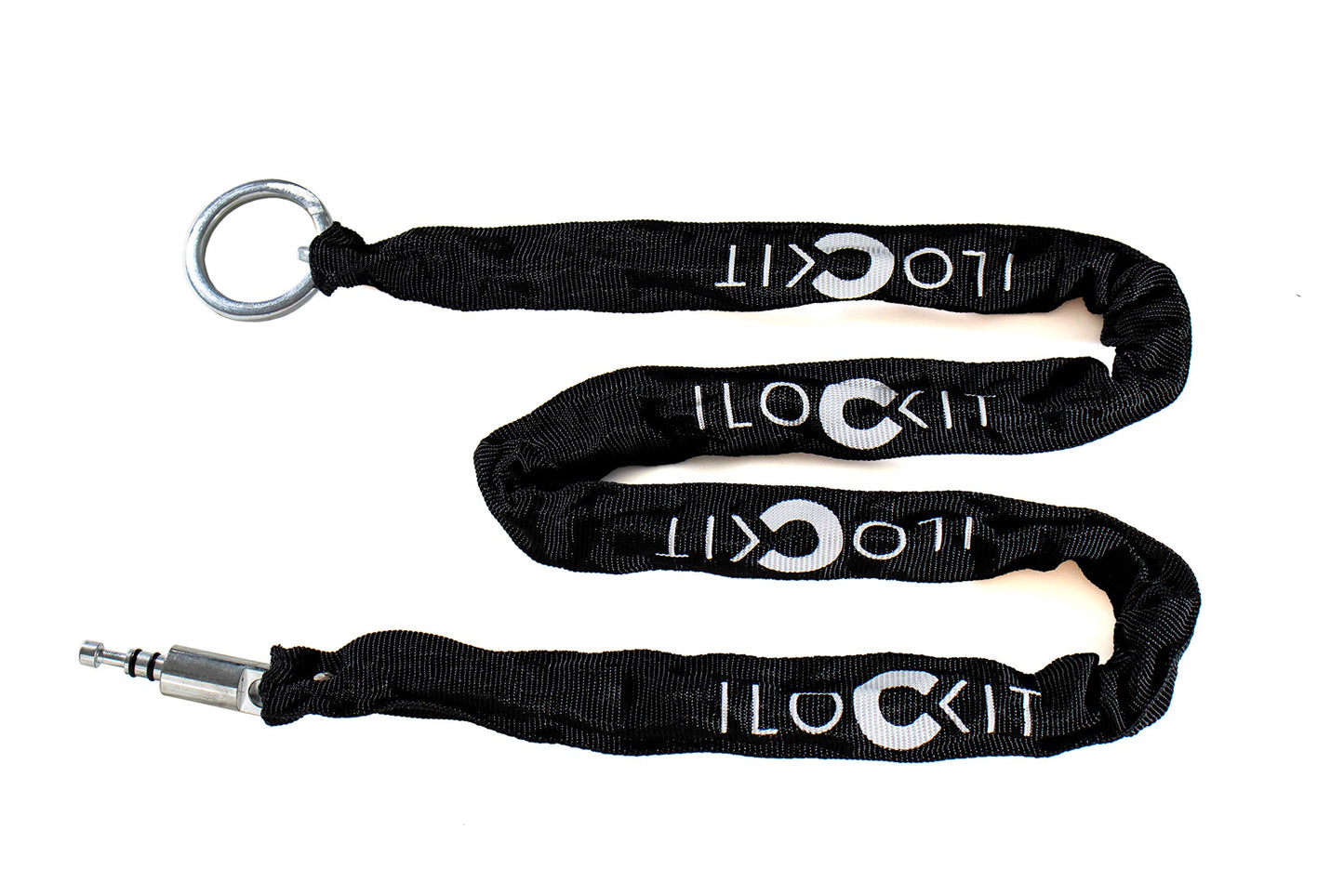 I LOCK IT frame lock for your bike with an insert chain and bag.