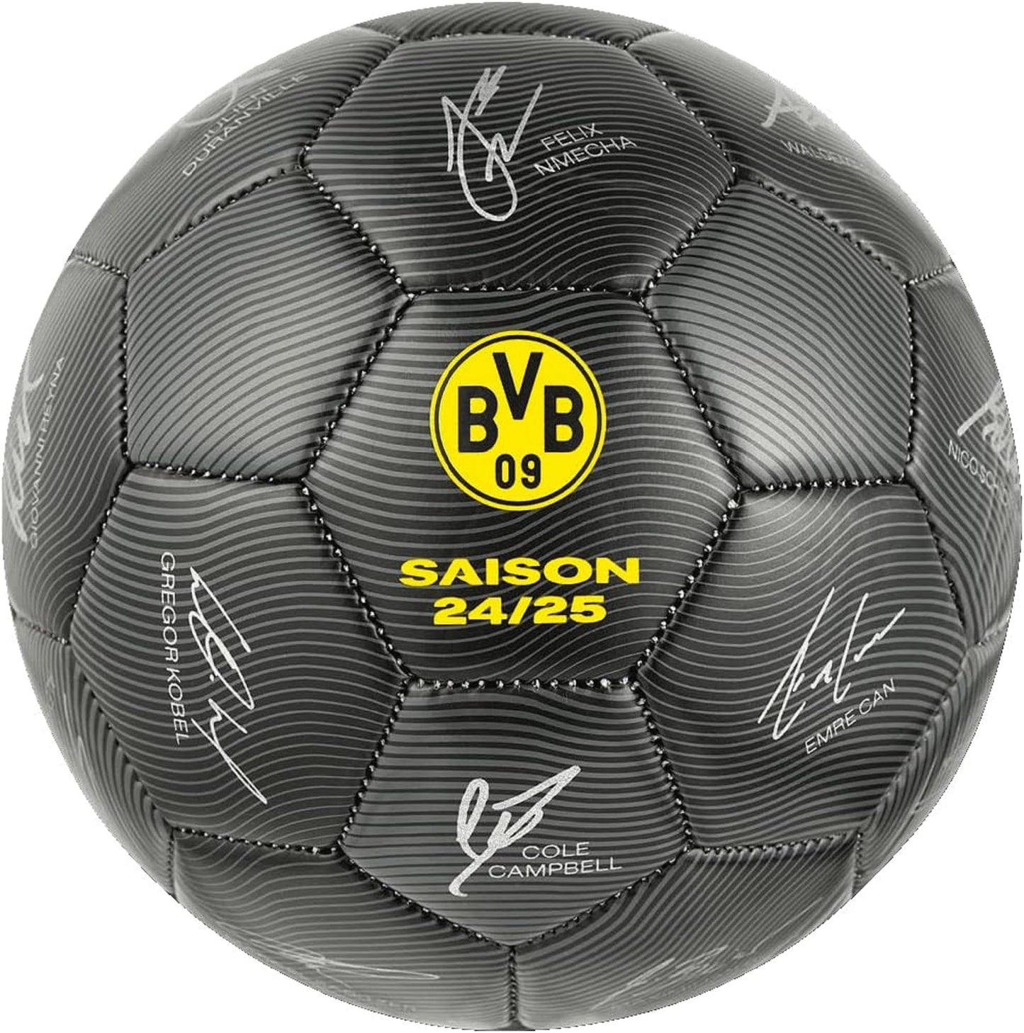 Borussia Dortmund BVB Signed Ball 2024/25, Yellow, Size 5