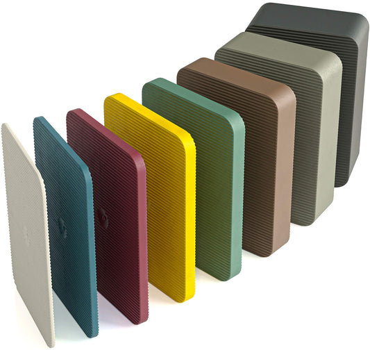 INNONEXXT® Premium Shim Plates | 60 x 40 mm, 40 pcs mix | Spacers, plastic shims, leveling blocks, distance spacers | Load capacity up to 16 t | Set of 1.5, 2, 3, 4, 5, 10, 15, 20 mm